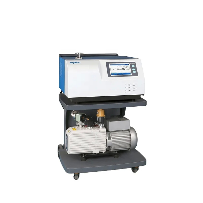 Mini Leak Detection Rate Helium Leak Detector With Dual Iridium Coated Yttrium Oxide Ion Source And Touch