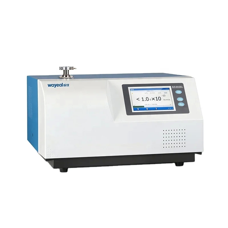 5*10-13 Pa.m3/s Helium Leak Detector With 7 Color Touch Screen 2pcs Iridium Ion Source