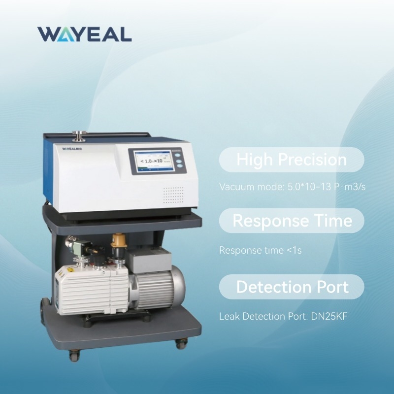 1500Pa Helium Leak Detector With Response Time Dual Ion Source And Multilingual Interface