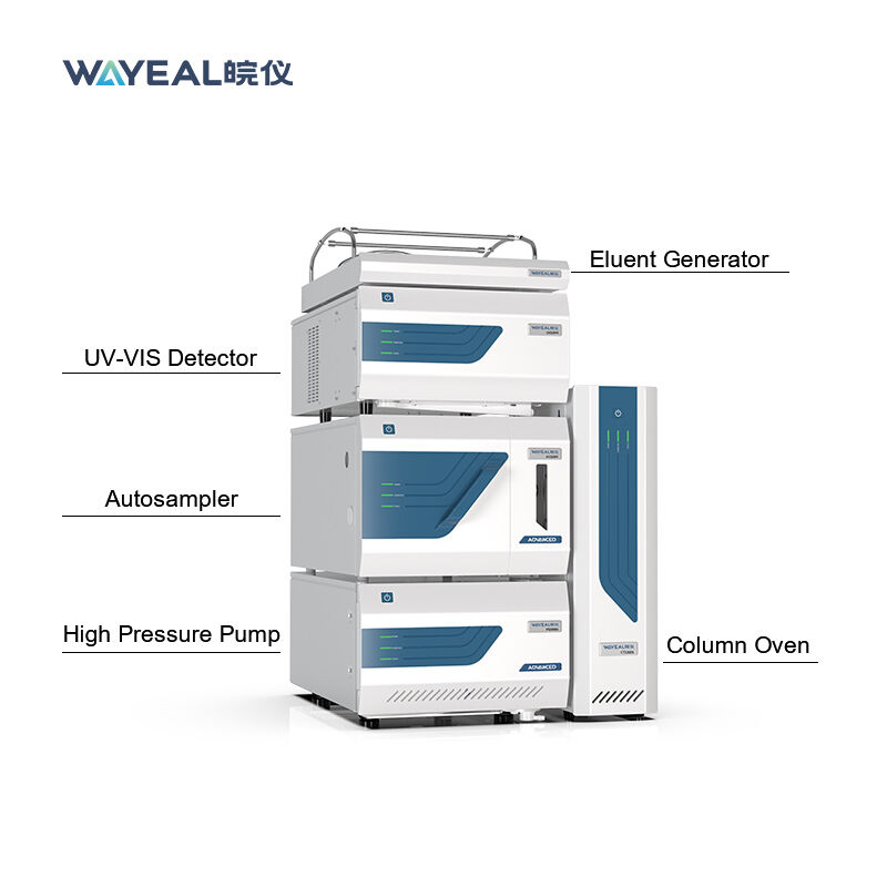 Wayeal 220V Liquid Chromatography Instrument With PC / Smart Lab Software And 0.001-10 ML/min Flow Rate
